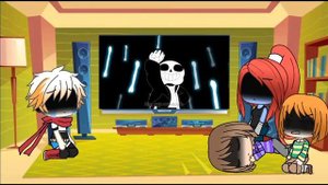 Реакция персонажей Undertale на песню Санса "Я сильнее чем ты" //Gacha Life\\ Kaili Team\\