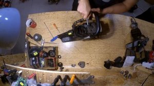 Разборка бензопилы PARTNER 340S 350S 360S Disassembly of chainsaw