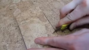 Пробковый пол. Устранение вмятины, изъяна