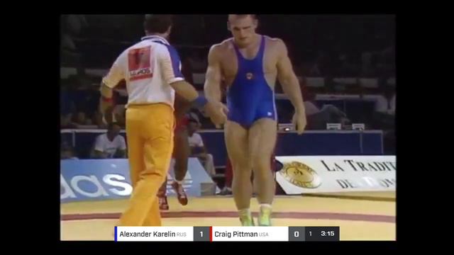 Legends Remastered 1989 World Championships Alexander Karelin RUS vs Craig Pittman USA