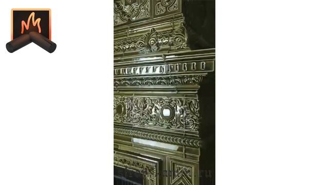 Зеленая отопительная печь в изразцах и с дровяной топкой Астов ПС 8063 - русские традиции Стройками смотреть онлайн