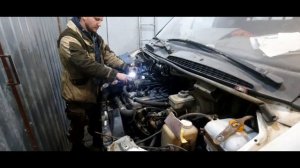 Первый запуск газели после капремонта.