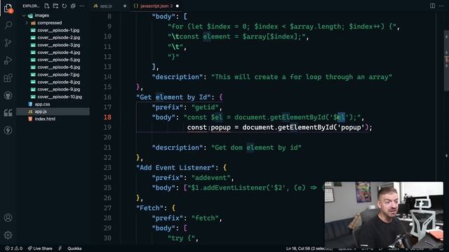My 3 Favorite VS Code Snippets for Vanilla JavaScript
