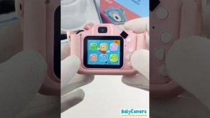 Детский фотоаппарат Babycamera игрушка Котенок и Монстрик с селфи камерой и играми