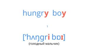 Правила чтения буквы Y (уай) на примере двух фраз