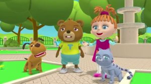 Tom and keri 23 - The funny bird English for Kids Preschool - Том и Кэри на английском для детей