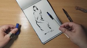 Перьевая ручка с широким пером - знакомство