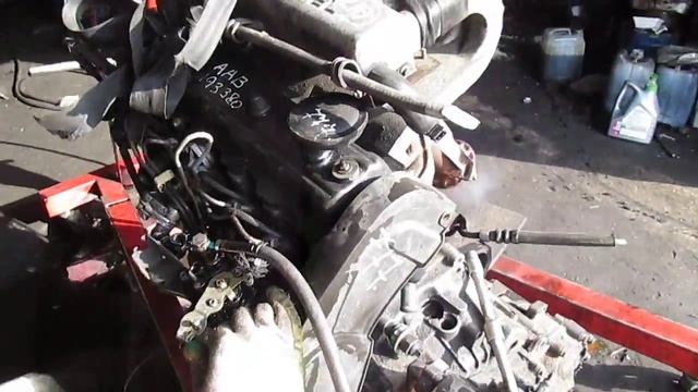 Двигатель AAB Фольксваген Транспортер T4, запуск смотреть онлайн