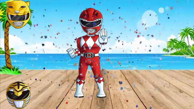 🔴WRONG HEADS THE POWER RANGERS FINGER FAMILY SONG NURSERY RHIMES LEARN COLORS смотреть онлайн