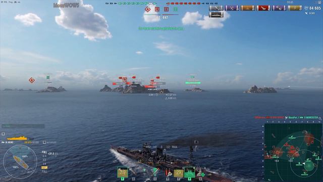 World of WarShips | Ibuki | 7 KILLS | 173K Damage - Replay Gameplay 4K 60 fps смотреть онлайн