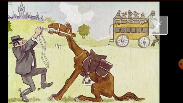 Диафильм (звуковой) "Верхом и пешком" С. Маршак смотреть онлайн