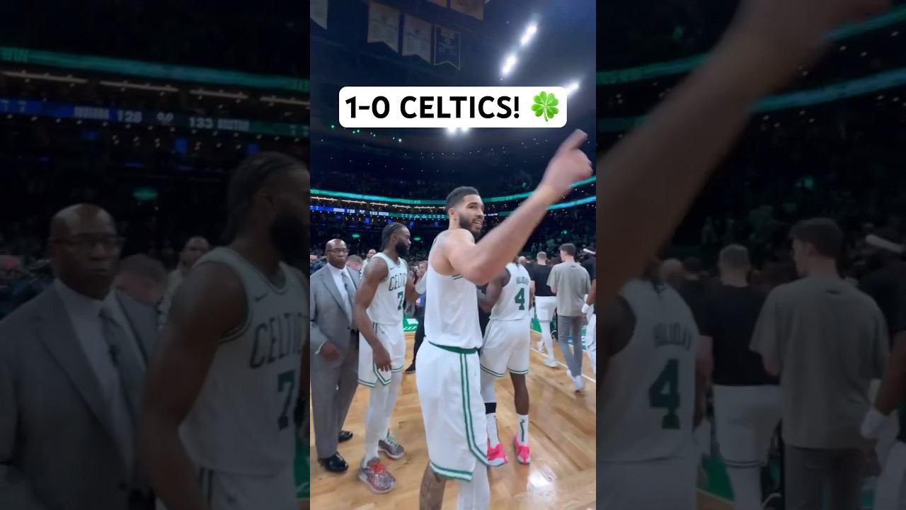Celtics win Game 1 in a CRAZY overtime finish!  | #Shorts