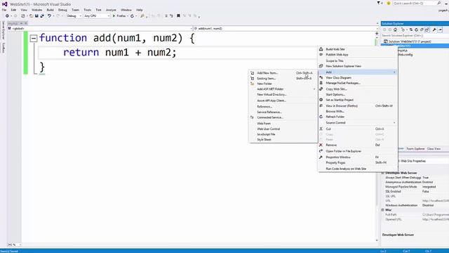 How to Create a Simple JavaScript Project in Visual Studio