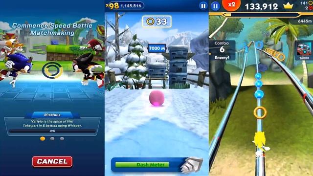 Sonic Dash 2 Sonic Boom vs Sonic Dash vs Sonic Forces Sonic Prime All Characters Unlocked смотреть онлайн