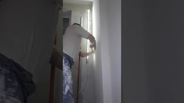 шлифовка стен под покраску смотреть онлайн