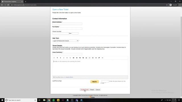 How to Create a Helpdesk Ticket смотреть онлайн