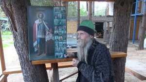 Чудо с иконами Св. Блгв. князя Александра Невского и Св. Царя-Искупителя Николая Второго.