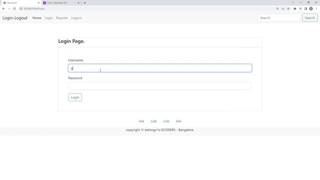 26 login logout application with user authentication using flask framework смотреть онлайн