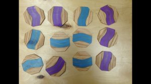 Костеры из смолы и дуба / Epoxy Resin Wood Coasters