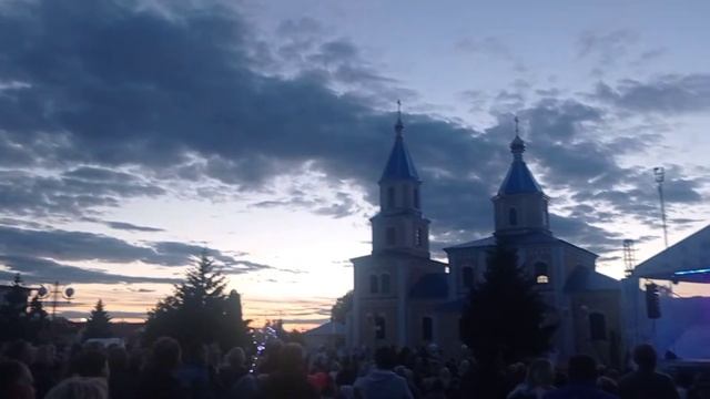 День города Иванова ( Брестская область) и вечерний салют.