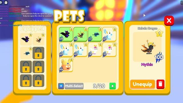 Nebula Dragon Stats | Pet Swarm Simulator ( Roblox ) смотреть онлайн