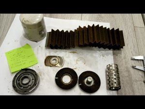 Распил масляного фильтра БУ JS Asakashi C415J