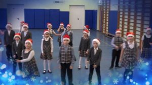 Новогодний флешмоб 1-4 классы