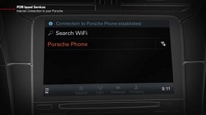 How to Video "PCM based Services - Internet Connection in your Porsche"