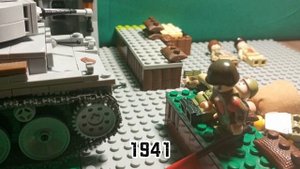 Lego Мультфильм "Слово солдата" Кровь за победу. Lego ww2
