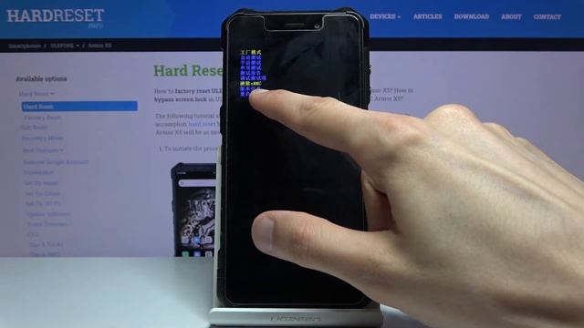 HARD RESET ULEFONE Armor X5 - Factory Mode / Remove Screen Lock смотреть онлайн