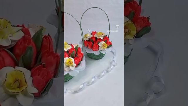 Зефирные тюльпаны и нарциссы