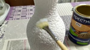 #декупаж#вазаизбутылки# Декупаж. Ваза из бутылки.