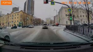 Дорога 10.02.2021 г. в Екатеринбурге: Юго-Запад, ВИЗ, Академический