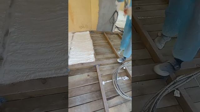 Утепление пола пеной ппу (пенополиуретаном) - 8 911 818 30 04 смотреть онлайн