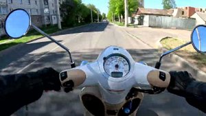 Honda Giorno AF 77 катаем