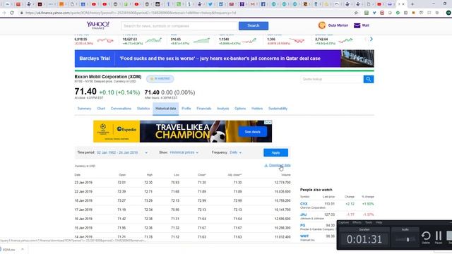 Download data from yahoo finance смотреть онлайн