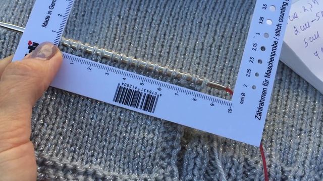 Уроки вязания! Работа с образцом,определение плотности! смотреть онлайн