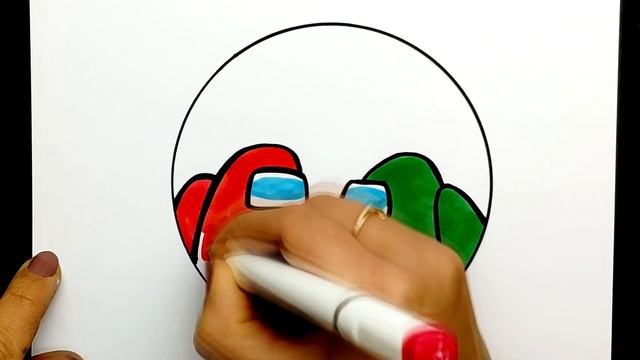 Как нарисовать Амонг Ас дискуссию | How to draw Among Us Logo start the Discussion смотреть онлайн