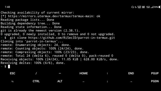 Install Parrot OS on Android using termux | termux tutorial смотреть онлайн