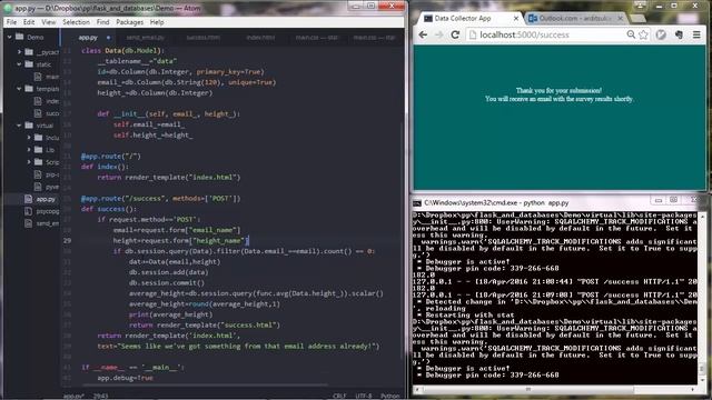 Learning Python | Real World Application| 217 Building the Back End Sending Statistics to Users смотреть онлайн