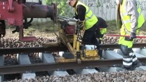 Укладка рельсов