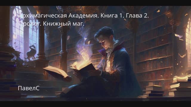 АудиоКнига. Архимагическая Академия. Книга 1. Глава 2. Пролог. Книжный маг.