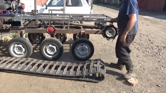 Гусеничный вездеход своими руками  Часть 2  Ходовая и рулевое управление