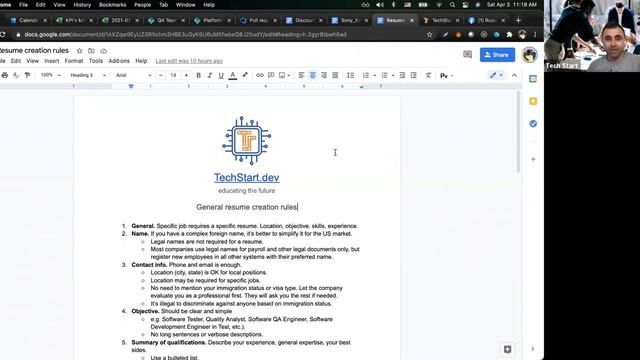 Webinar. How to create an ideal resume. смотреть онлайн