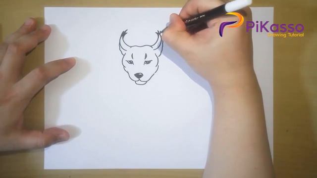 Caracal Easy Drawing Tutorial смотреть онлайн