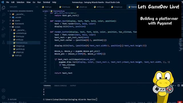 Pygame Gamedev - Making a Platformer Live!
