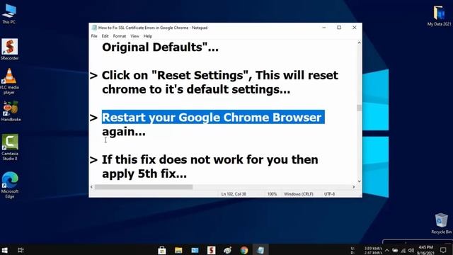 How to Fix SSL Certificate Error in Google Chrome 2021 UPDATED | SIMPLE & QUICK TUTORIAL смотреть онлайн