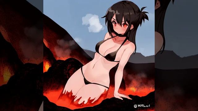 Девушка в вулкане
