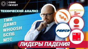 Технический анализ акций ТМК, ДВМП, Банк СПБ, МТС, WHOOSH