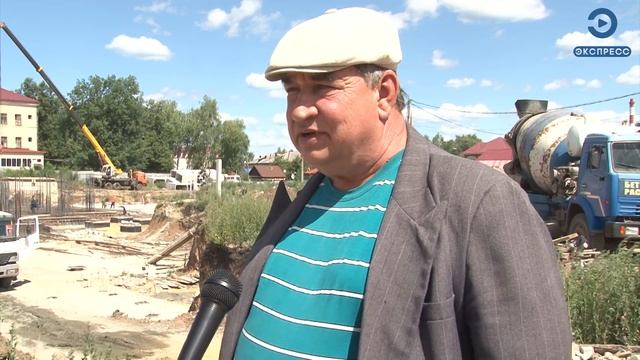 В Кузнецке завершают устройство фундамента нового хирургического корпуса